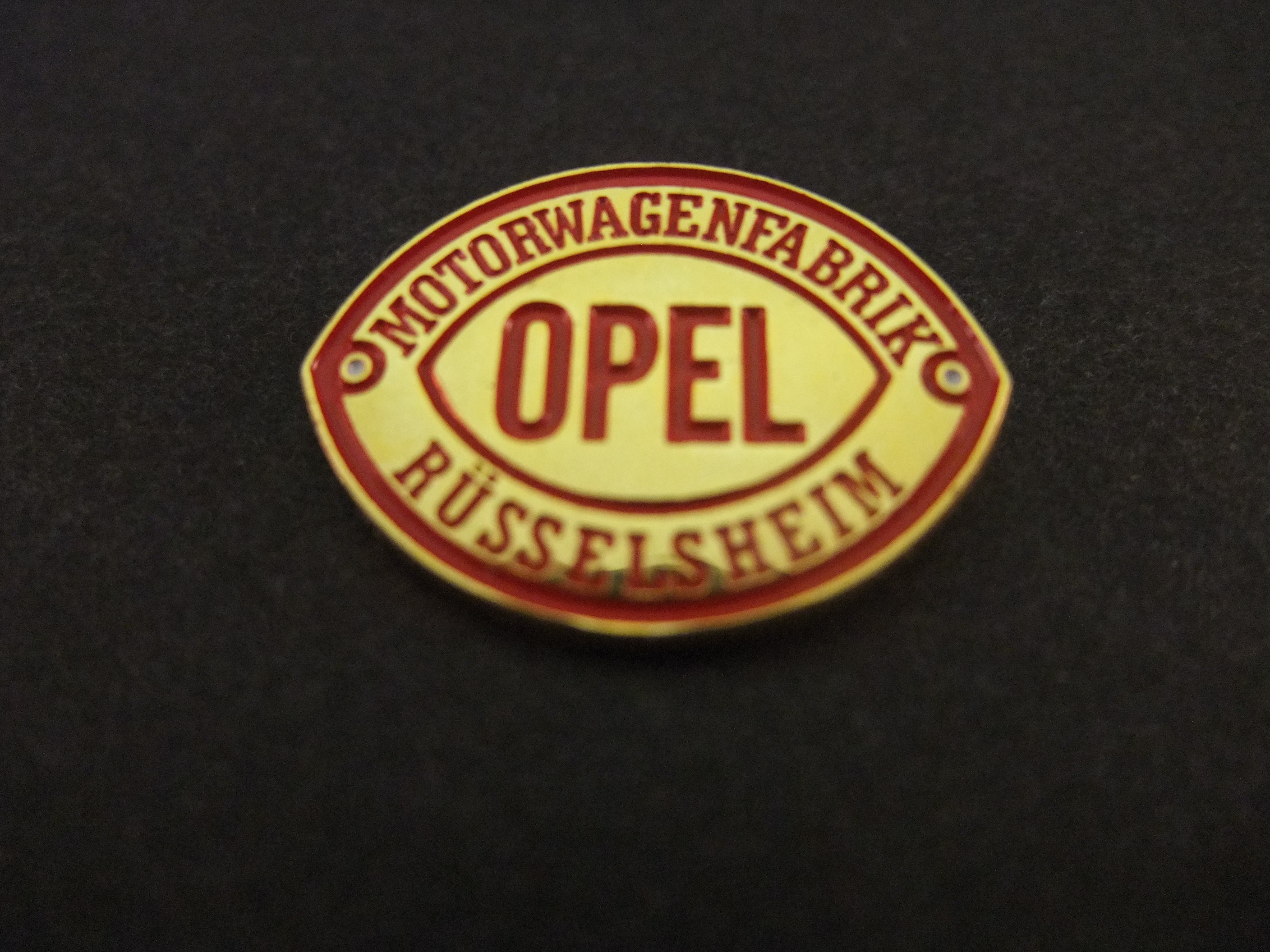 Opel autofabriek Rüsselsheim logo 1902